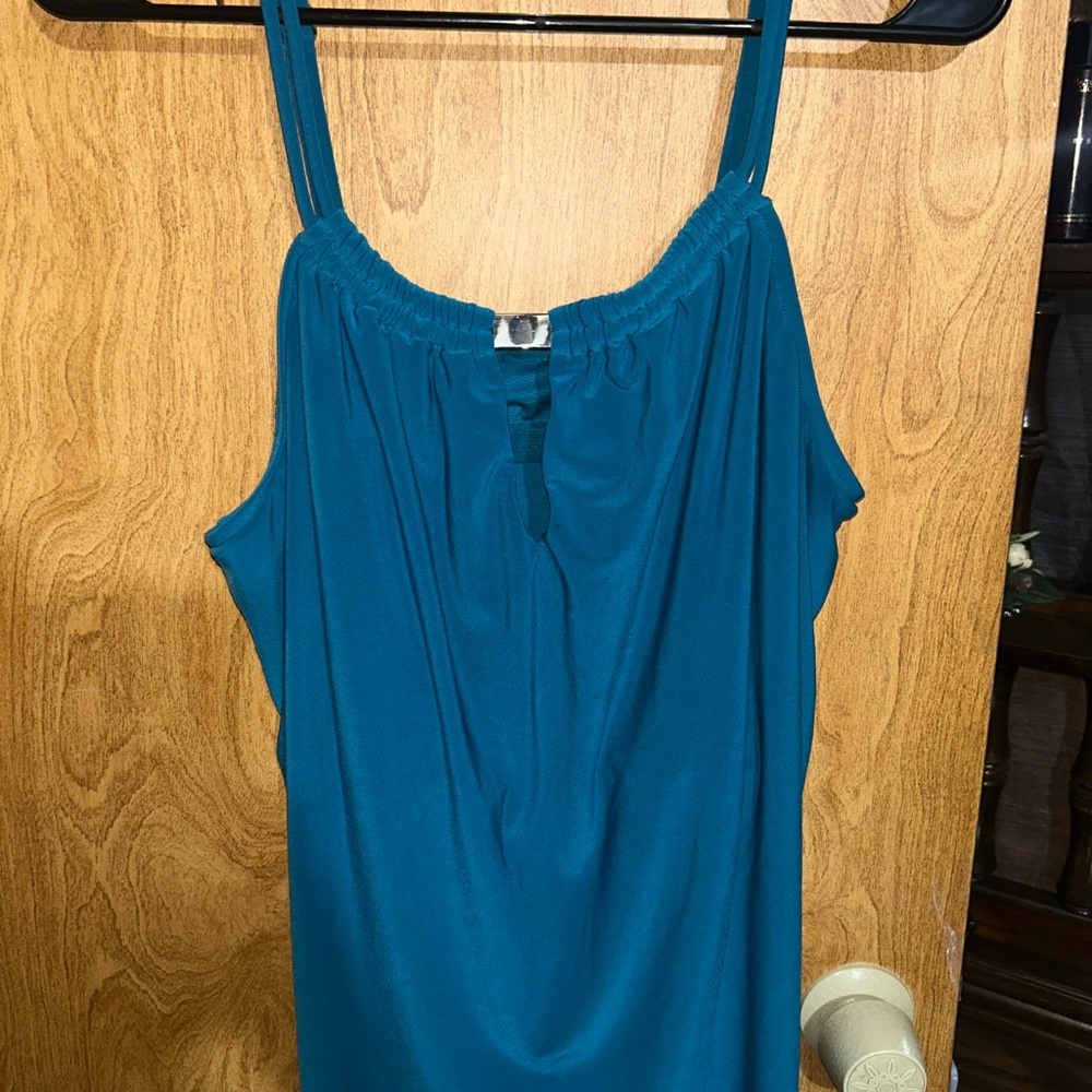 Teal Sleeveless Top